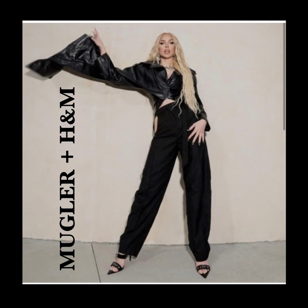 MUGLER + H & M PANTS